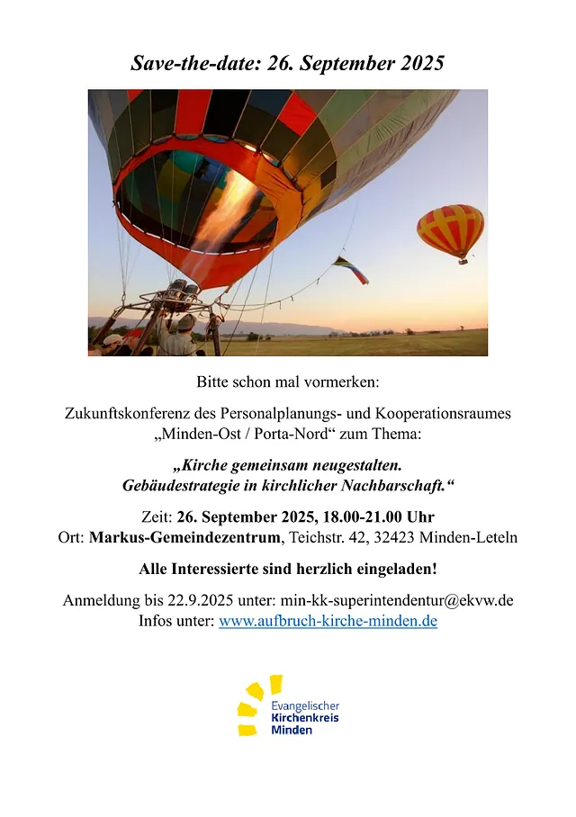 Einladung zur Zukunftskonferenz 26.09.2025